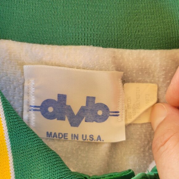 RARE Vtg 80s Sprite Green Nylon Bomber Jacket with Retired Logo Size Large - Picture 3 of 15